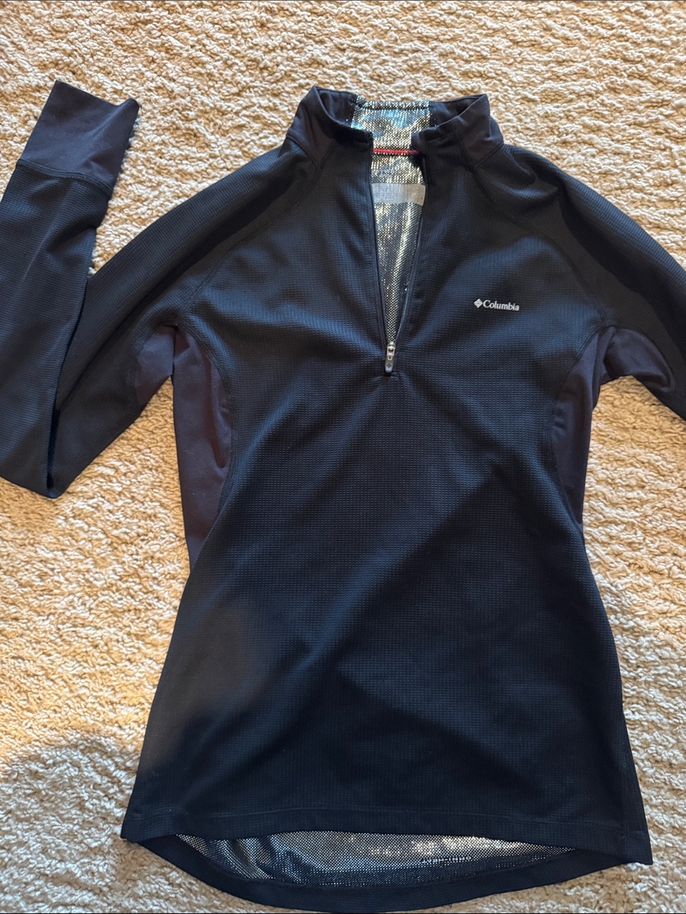Columbia Women's Black Quarter-Zip Thermal Pullover